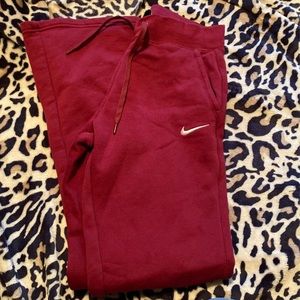 Maroon Nike XS sweatpants